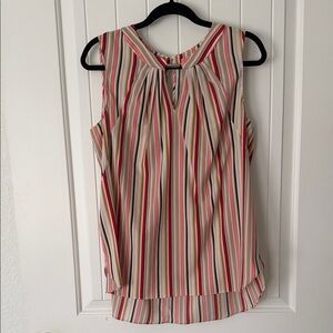 Jones New York Multicolor Striped Blouse